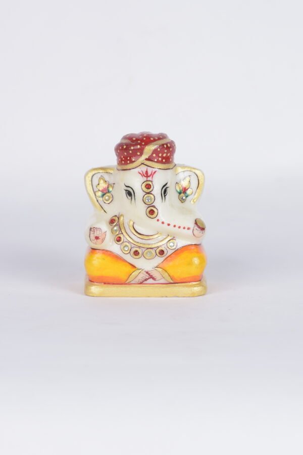 Marble Ganesha (4 inches)