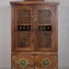 Solid Wooden Pooja Mandir and Mandapam with Gopuram