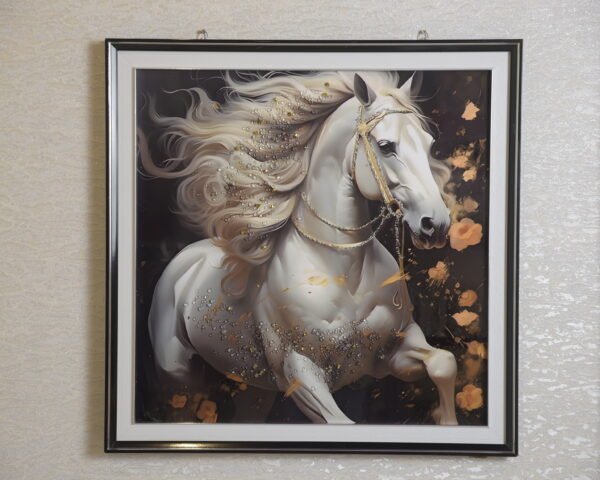 Crystal Work Horse Painting