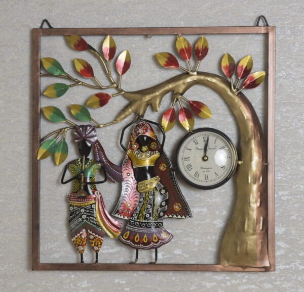 Musical Couple with Clock