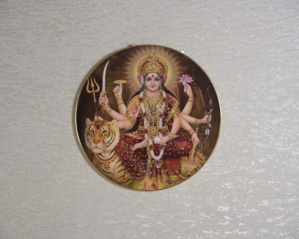 Laxmi Ji Crystal Wall Painting