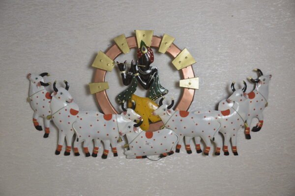 Krishna with Cow LED