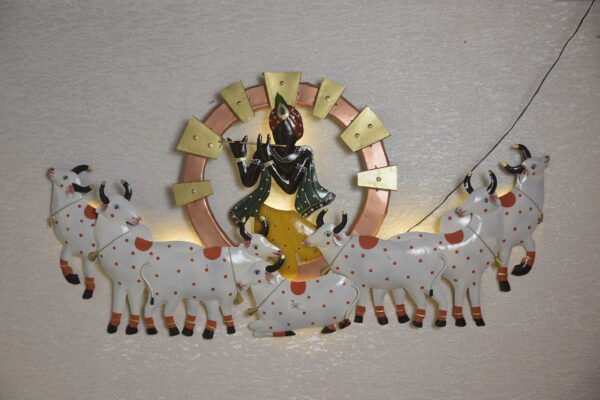 Krishna with Cow LED - Image 2