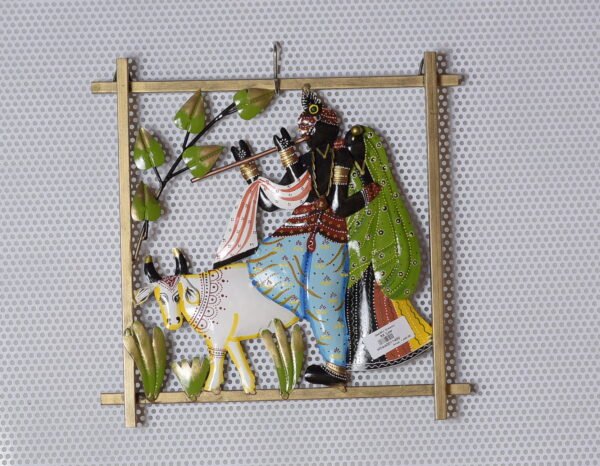 Radha Krishna with Cow