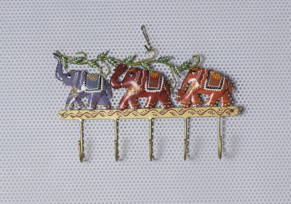 Three Elephant Key Holder