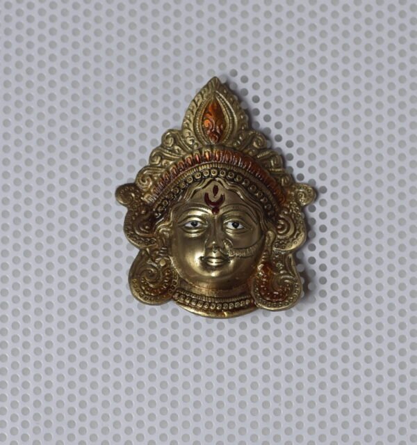 Durga Face Brass