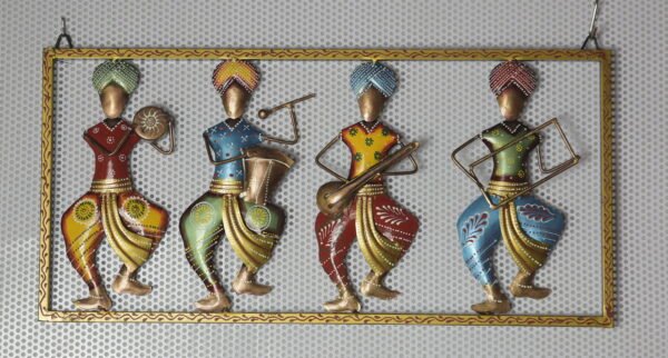 4 Musicians Coloured in a Frame