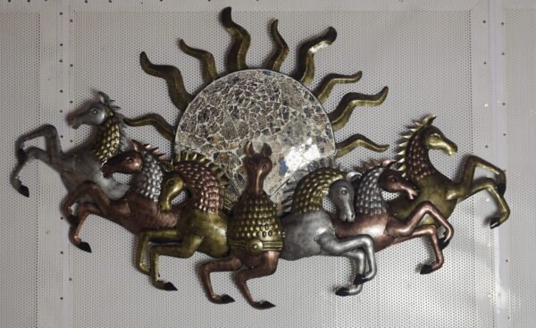 Seven Horses with Sun