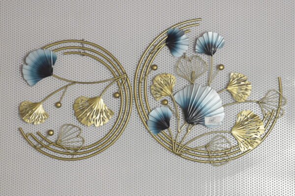 Abstract Metal Flower Wall Art