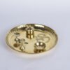 German Silver Thali, Dhoop and Agarbatti Stand - Image 2