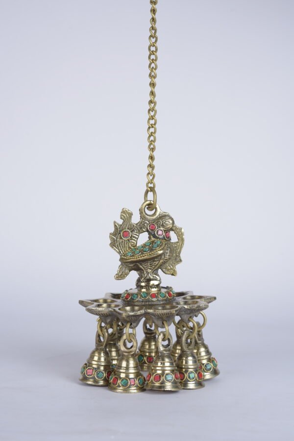 Peacock Hanging Diya