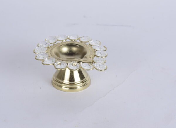 Single Diya (Crystal) Holder