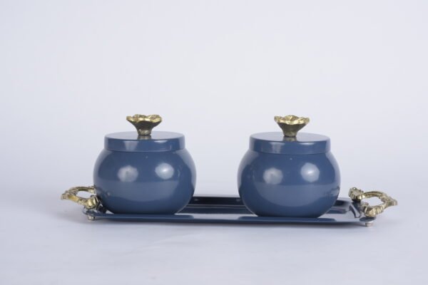 Blue Jar and Tray