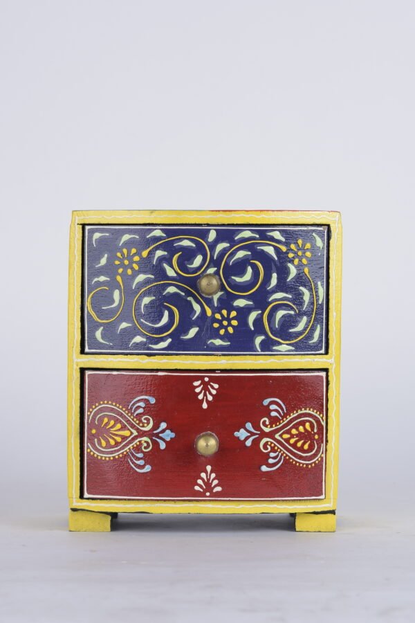 Multi Colored Wooden Box (8 inches)