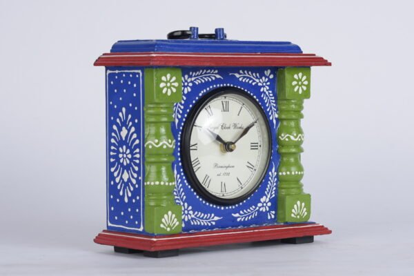 Blue and Red Desk Clocks (8 inches x 9 inches) - Image 2