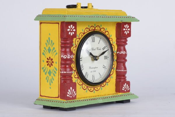 Yellow and Red Desk Clocks - Image 2