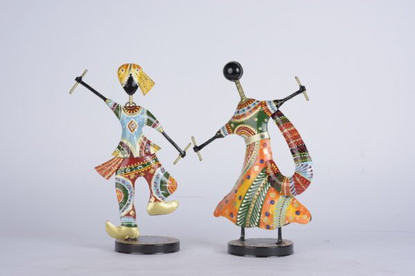 Dandiya Couple Multi Coloured