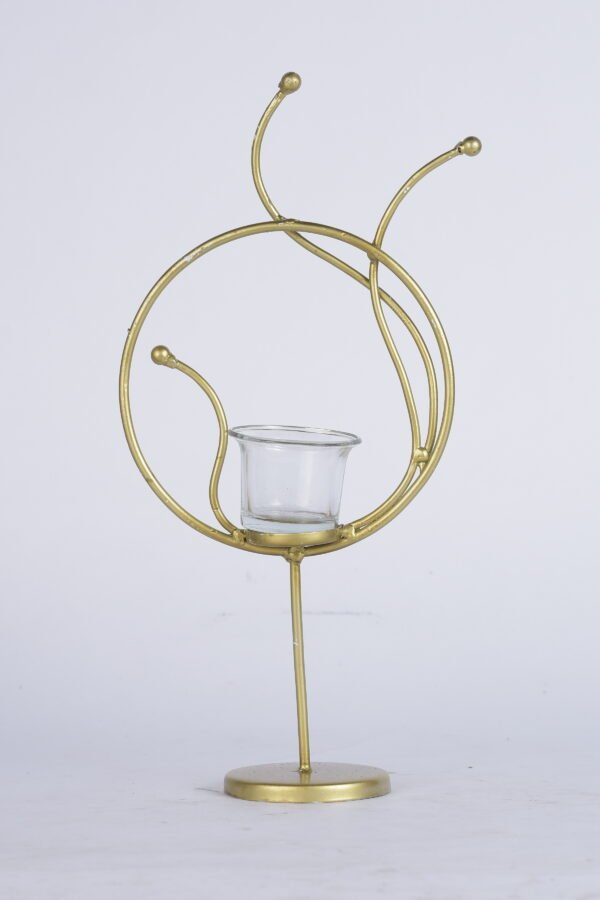 Single Diya Holder with glass