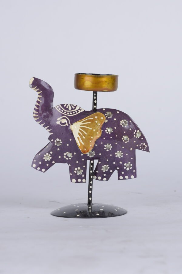 Single Elephant T-Light Candle Holder