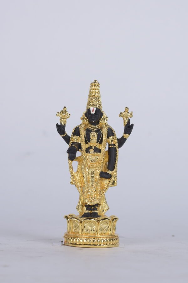 Gold Plated Balaji (5 inches)