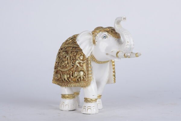 Elephant Figurine with Gold Plating - Image 2