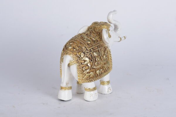 Elephant Figurine with Gold Plating - Image 3