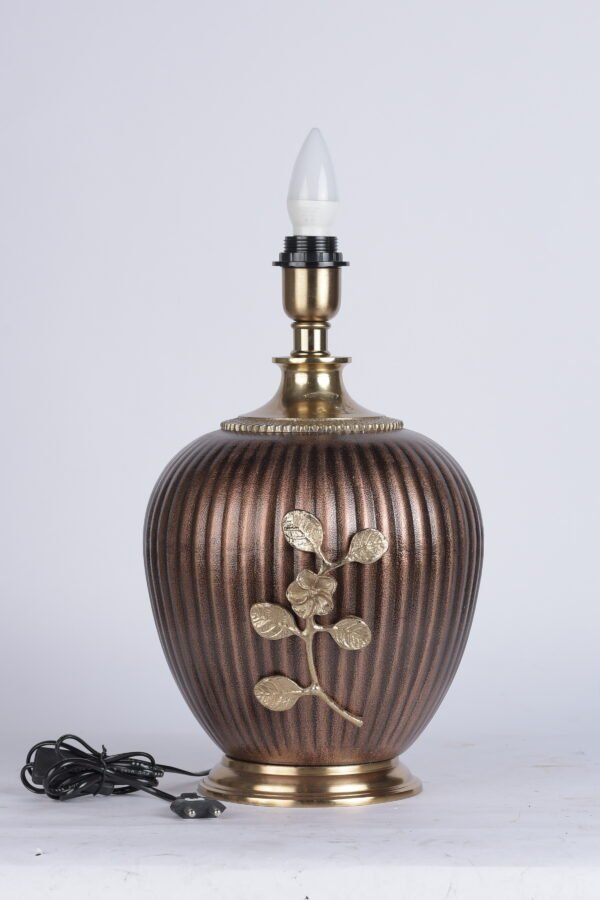 Brown Lamp with Shade - Image 2