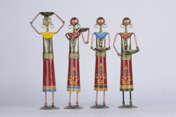 Working Metal Figurines (set of 4)