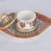 Marble Tray with Kum Kum Holder - Image 2